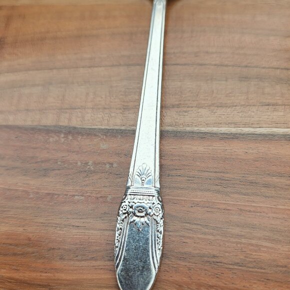 3) 1837 Rogers First Love Dinner Fork 7.5” International Slverplate art deco - Picture 5 of 9